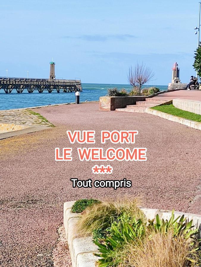 Le Welcome Vue Port Appartement Plain Pied Fécamp Buitenkant foto
