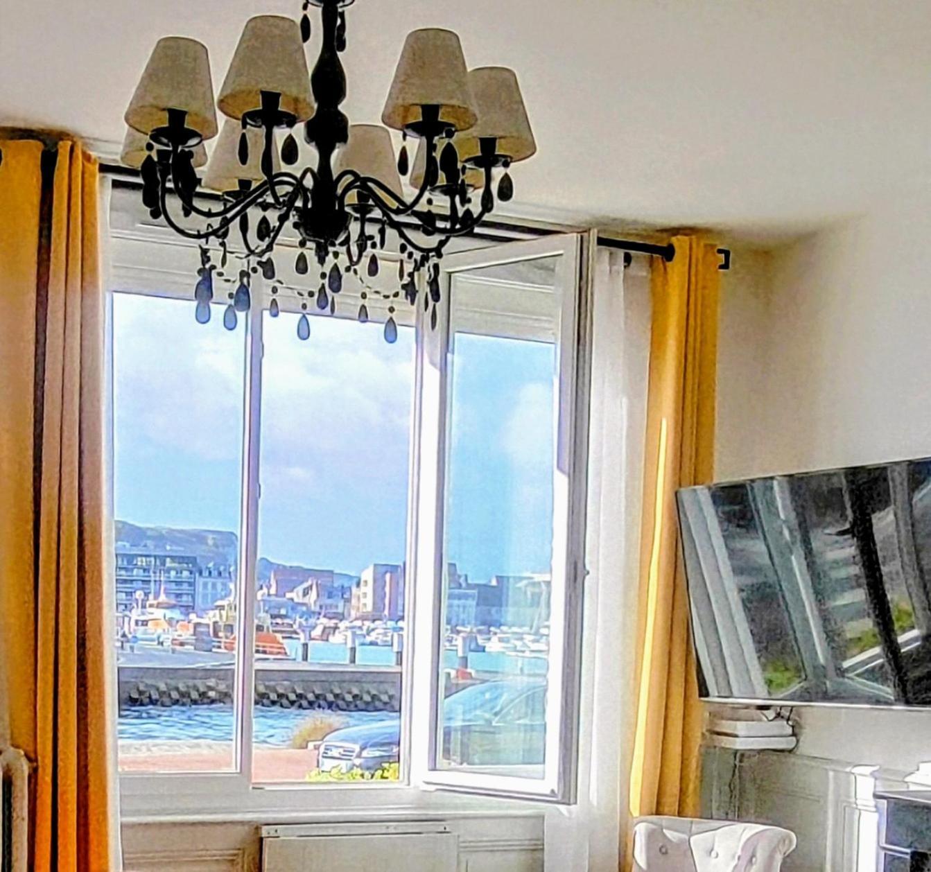 Le Welcome Vue Port Appartement Plain Pied Fécamp Buitenkant foto